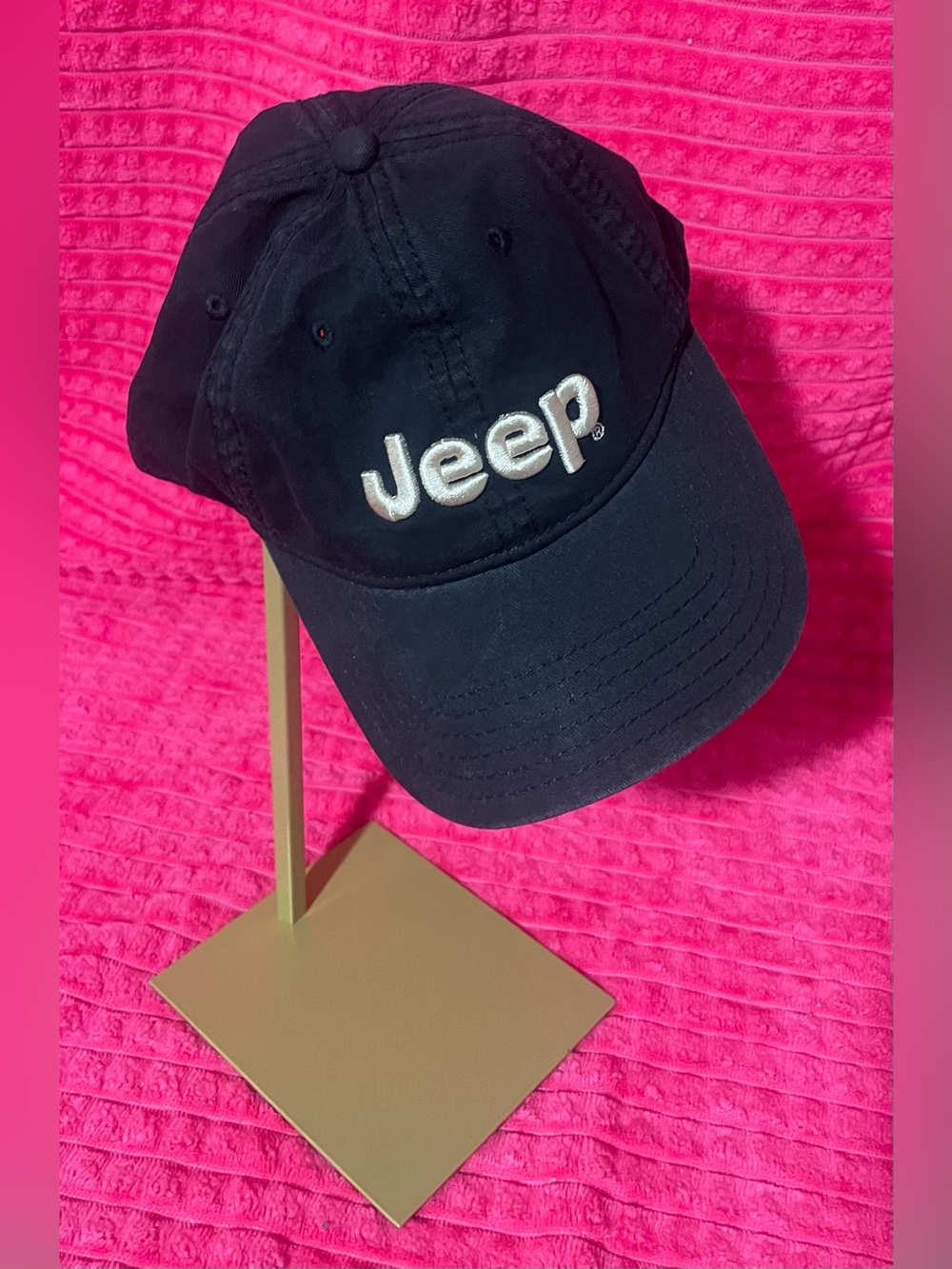 Jeep Kids Navy Baseball Cap with White Logo